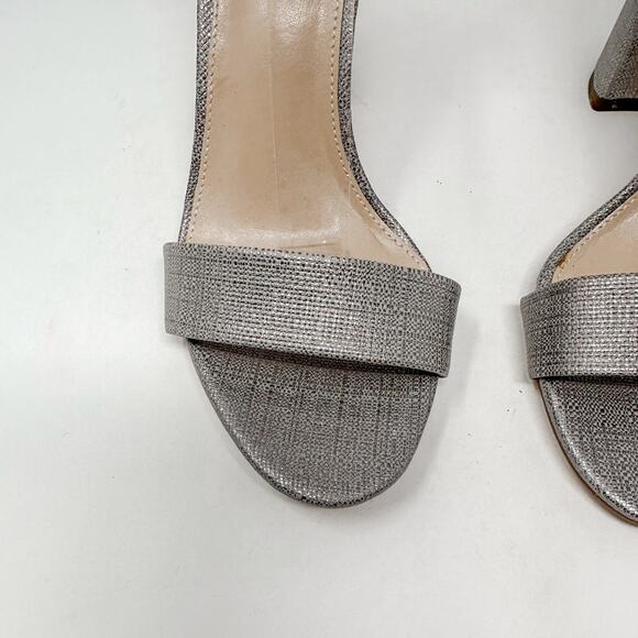 NEW Sam Edelman Yaro Ankle Strap Sandal Pewter Metallic Size 7 MSRP $100 - Picture 6 of 15